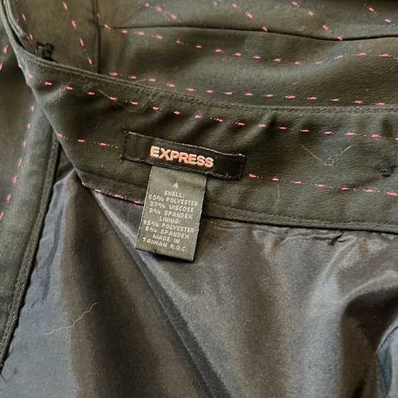 Pin Striped Pencil Skirt - Picture 7 of 8